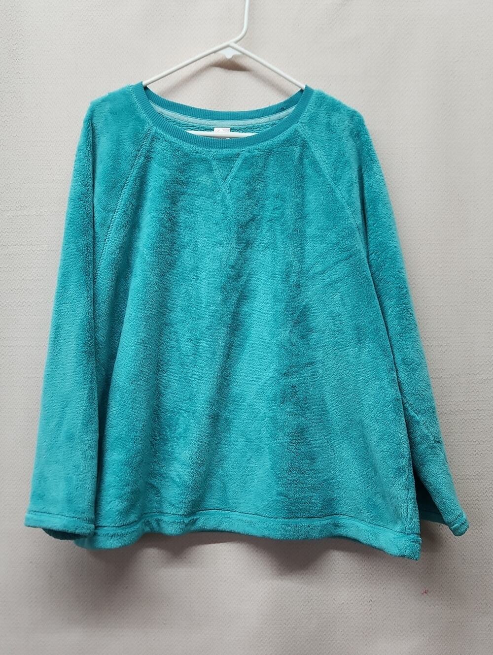 SO Teal Plush Intimates Pullover